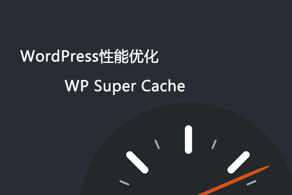 WordPress 网站性能优化 WP Super Cache